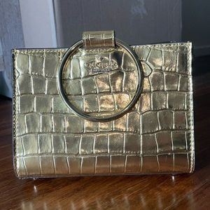 Gold Croc Kate Spade Handbag